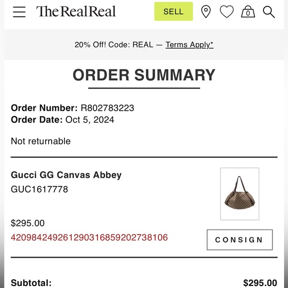 Gucci GG Canvas Abbey - Picture 7 of 7